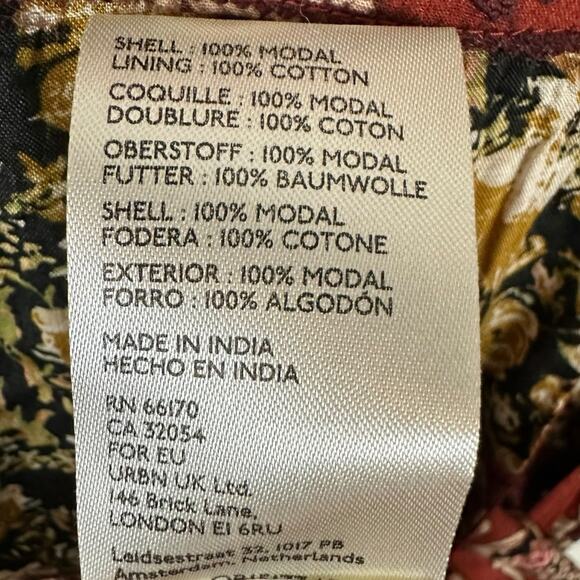 Free People Tilda Maxi Wrap Dress Neutral Small Western Bohemian Fall Witchy NWT - Picture 13 of 15